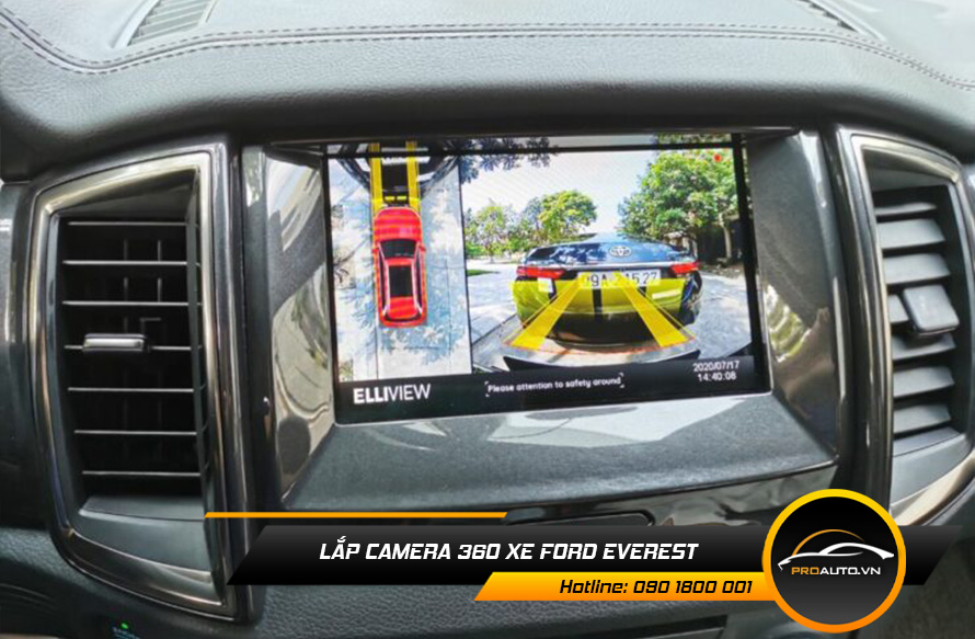 Lắp Camera 360 Độ Xe Ford Everest - Ảnh 5