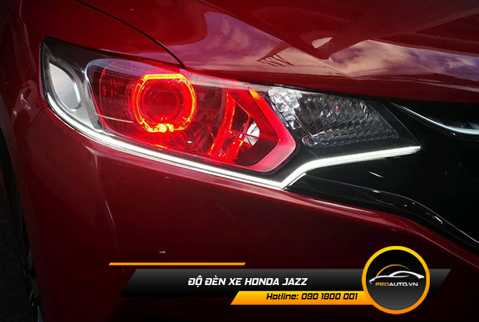 Độ Đèn Xe Honda Jazz - Ảnh 7