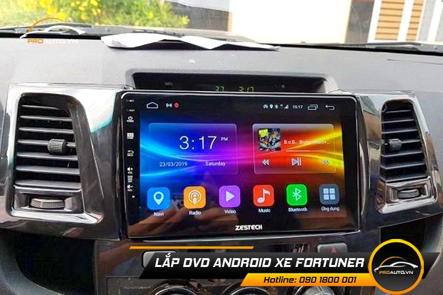 Màn hình Android xe Toyota Fortuner