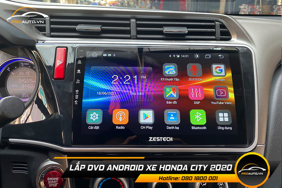 Màn Hình Android Xe Honda City - Ảnh 4