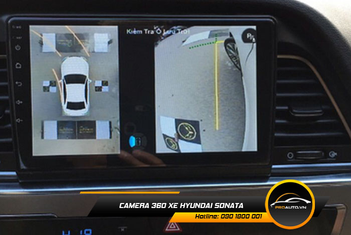 Lắp Camera 360 Độ Xe Hyundai Sonata - Ảnh 5