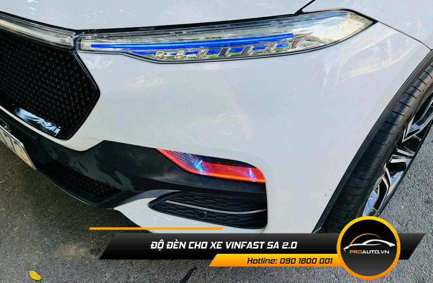 Độ đèn tăng sáng xe Vinfast Lux A2.0 - Nâng cấp đèn gầm cho xe
