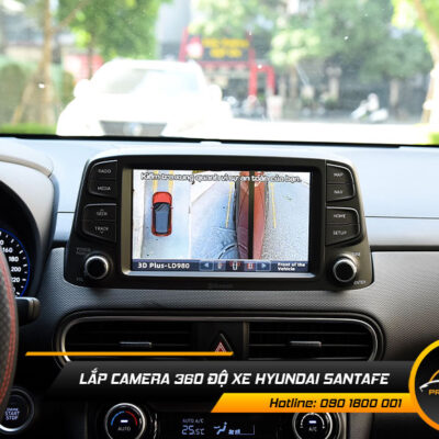 Lắp Camera 360 Độ Xe Hyundai Santafe