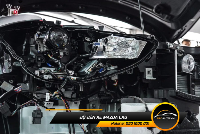 Độ Đèn Xe Mazda CX8 - Ảnh 4