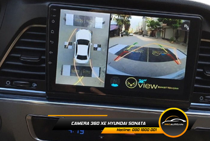 Lắp Camera 360 Độ Xe Hyundai Sonata - Ảnh 4