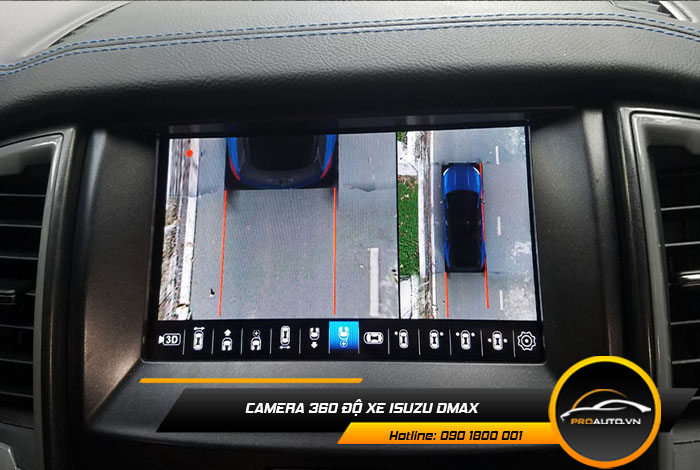Lắp Camera 360 Độ Xe Isuzu D-max - Ảnh 6