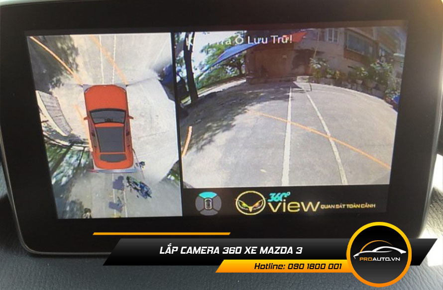 Lắp Camera 360 Độ Xe Mazda 3 - Ảnh 6
