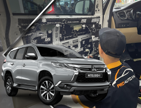 Cách Âm Xe Mitsubishi Pajero Sport