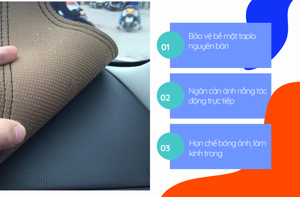 Tính năng nổi trội thảm taplo vân carbon