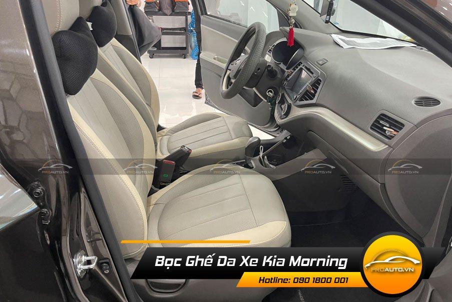 Bọc nệm ghế da xe KIA Morning