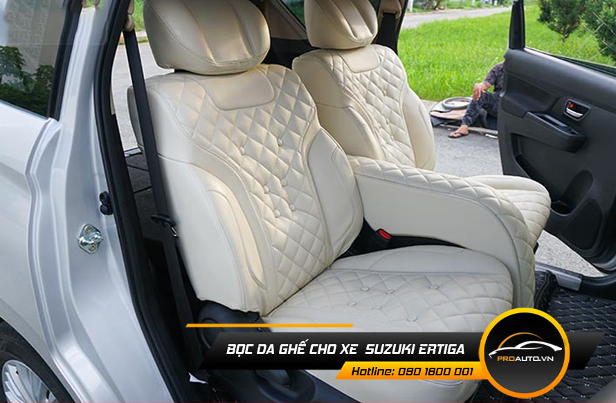 Chọn màu sắc bọc ghế da Suzuki Ertiga