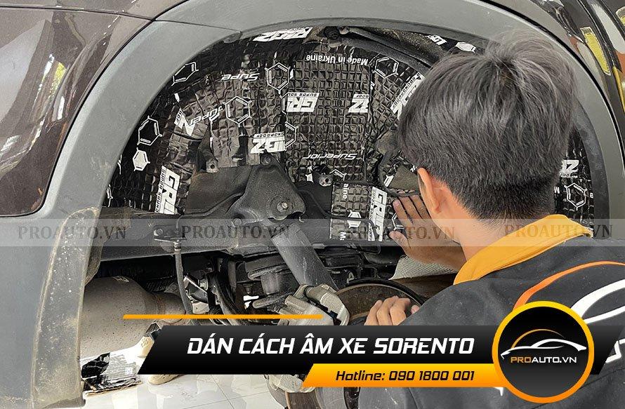 Cách âm xe Kia Sorento