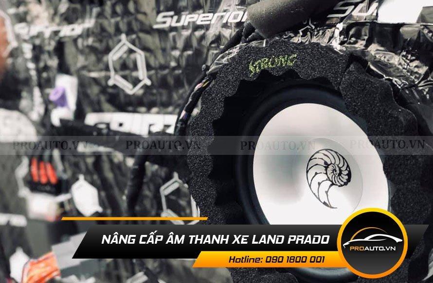 Nâng cấp hệ thống âm thanh xe Toyota LandPrado tại ProAuto.vn