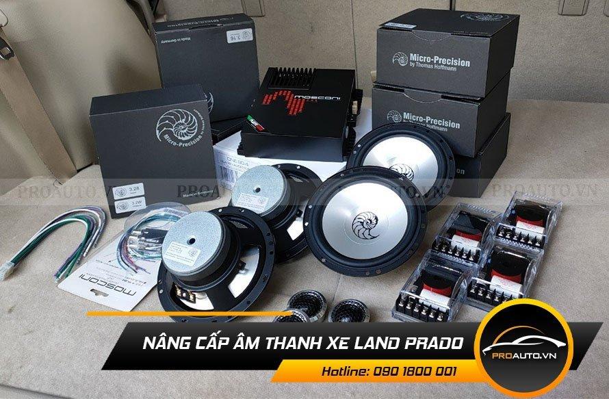 Nâng cấp hệ thống âm thanh xe Toyota LandPrado tại ProAuto.vn