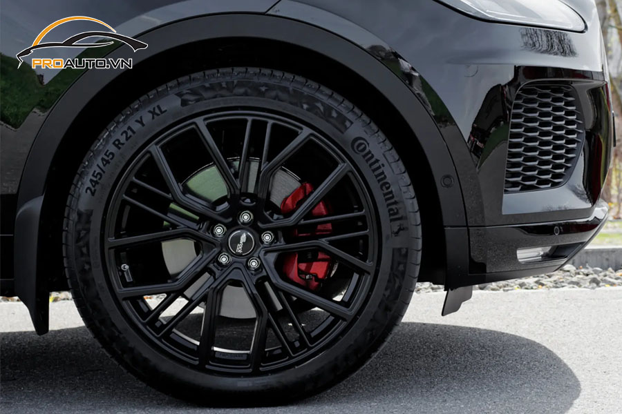 Các kiểu độ mâm xe Jaguar E-Pace