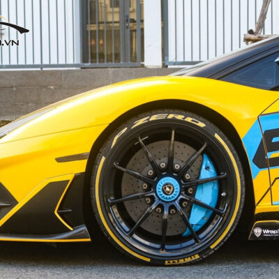 Độ mâm xe Lamborghini Aventador