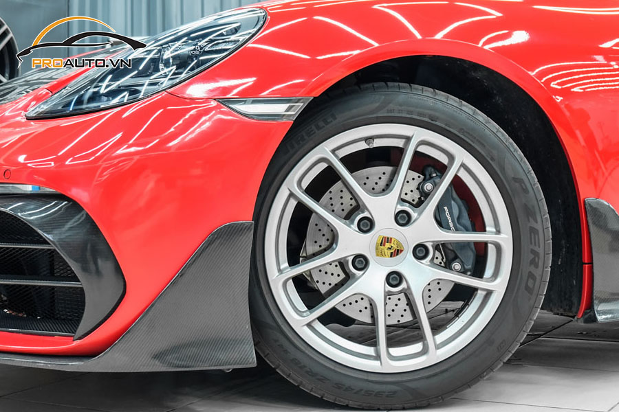 Độ mâm xe Porsche 718 Cayman