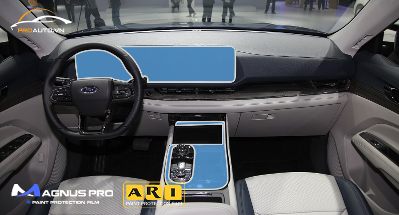 Các vị trí cần dán PPF nội thất của xe Ford Territory