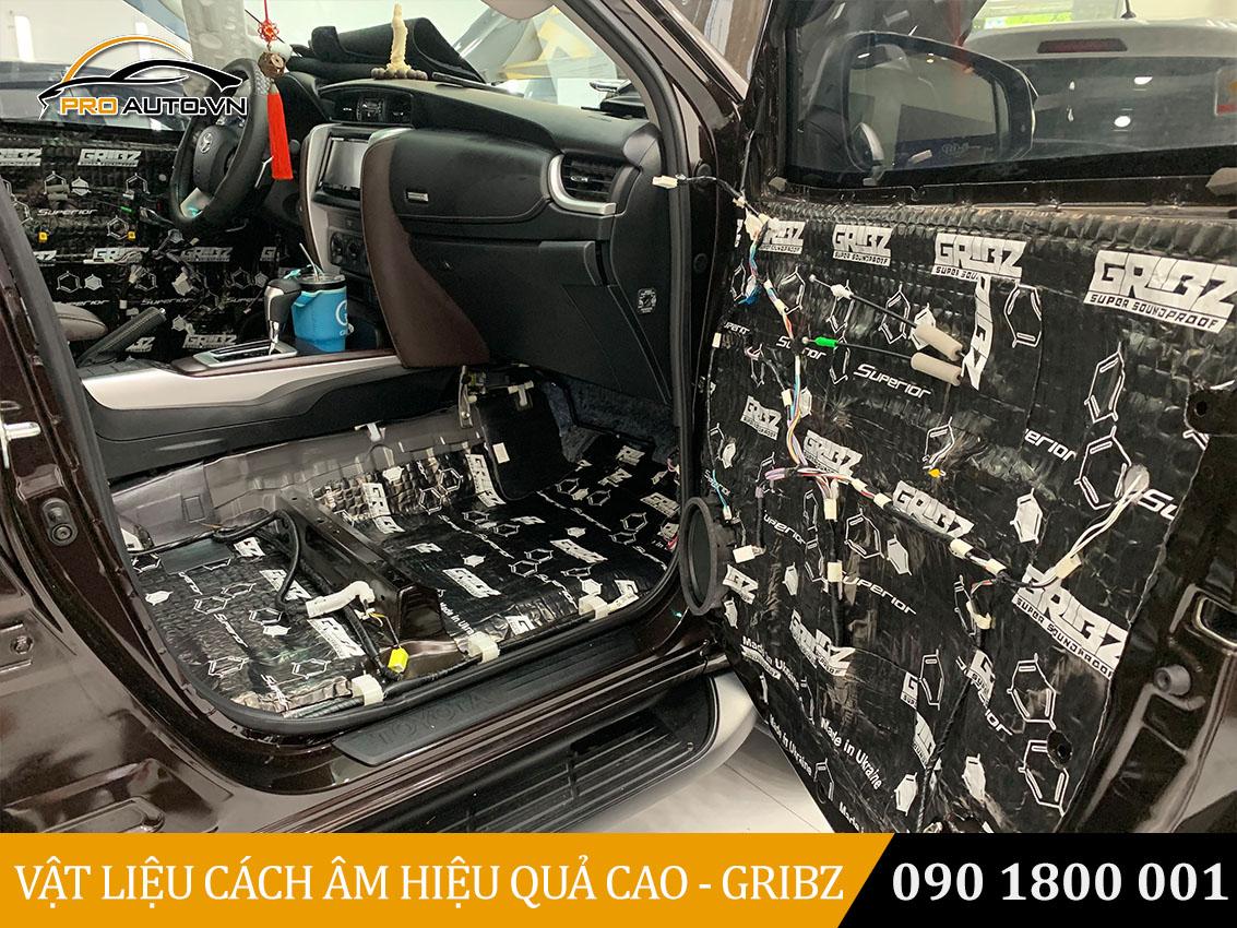 Vật liệu cách âm Gribz cho xe hơi