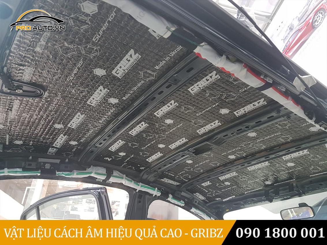 Cách âm trần ô tô bằng vật liệu Gribz