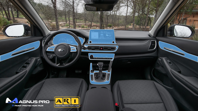 Các vị trí cần dán PPF nội thất của xe Kia Seltos