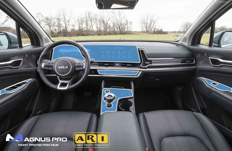 Các vị trí cần dán PPF nội thất của xe Kia Sportage