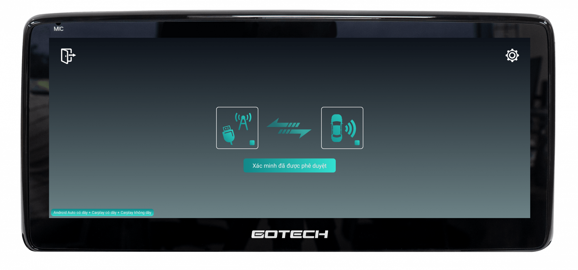 Ket noi voi dien thoai thong qua Bluetooth hoac Apple Carplay