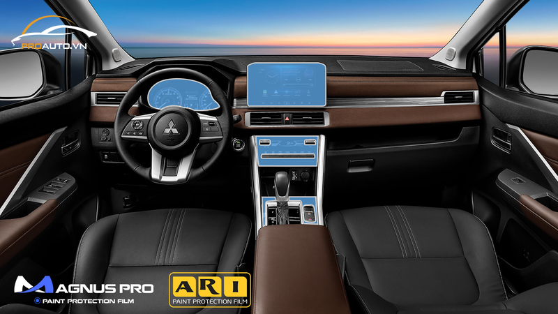 Các vị trí cần dán PPF nội thất của xe Mitsubishi Xpander