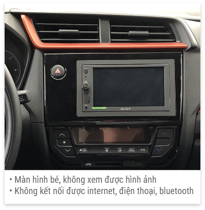 Man hinh android cho xe honda brio truoc khi lap dat