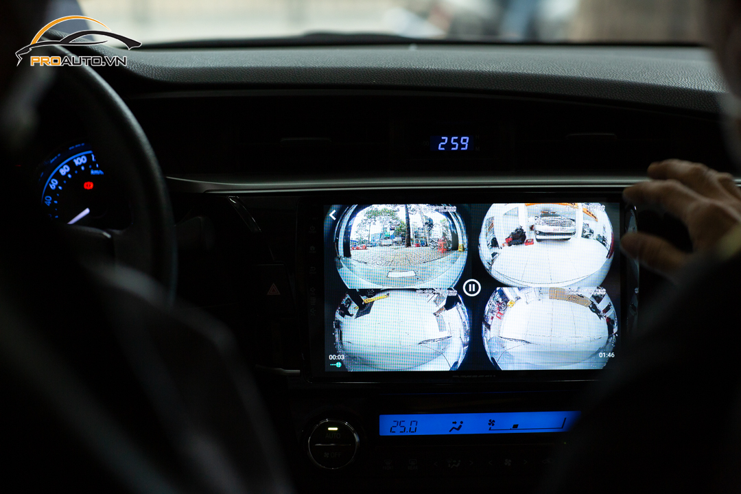 Tích hợp camera hành trình rõ nét