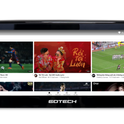 Nghe nhac giai tri da phuong tien voi man hinh o to thong minh GT Mazda Pro