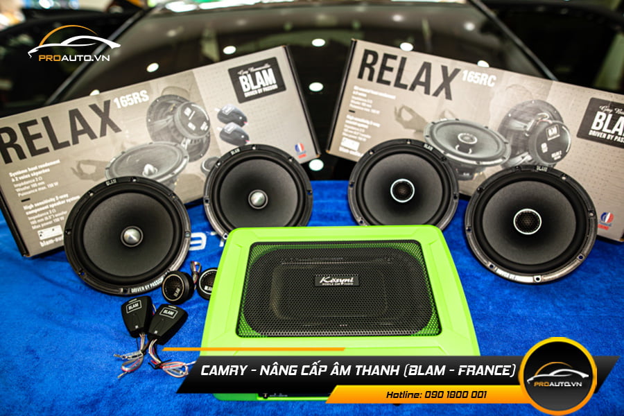 Độ âm thanh xe Toyota Camry tại Proauto.vn
