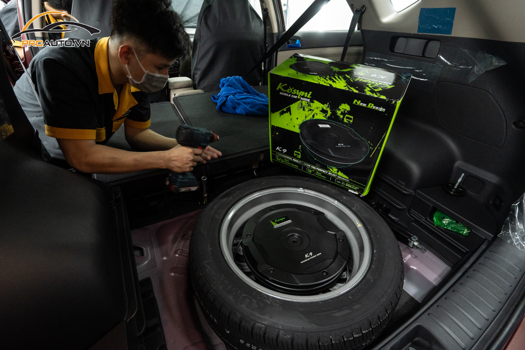 Thi công nâng cấp âm thanh chuyên nghiệp tại trung tâm Proauto.vn