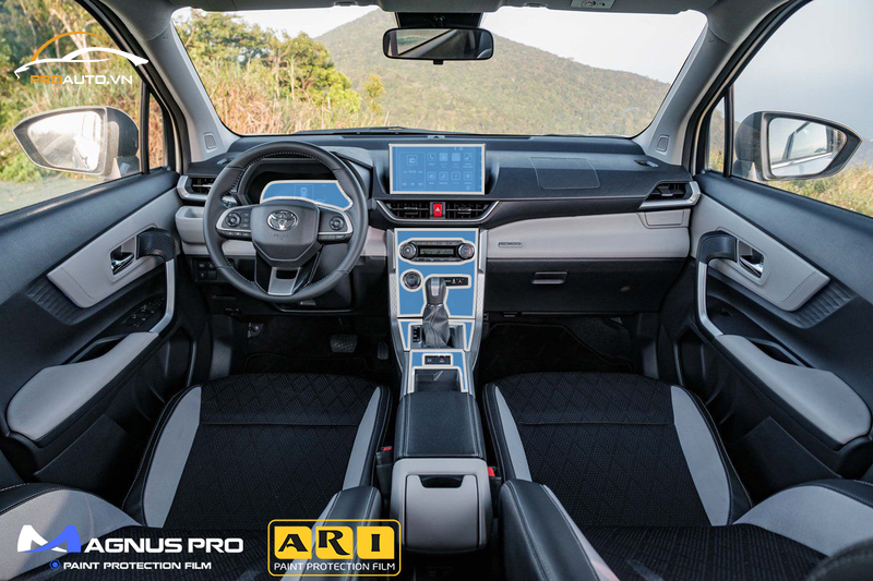 Giá dán PPF nội thất cho xe Toyota Veloz mới nhất