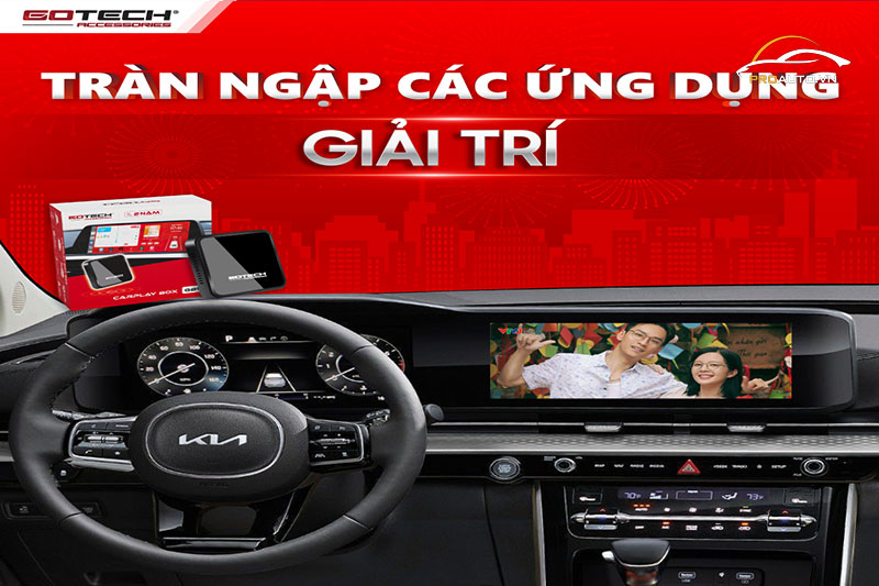 Android Box Gotech GB9 đa dạng ứng dụng giải trí