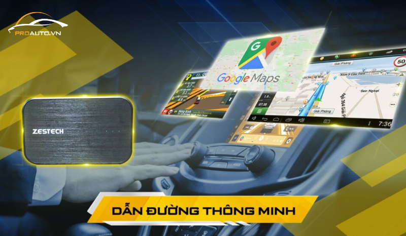 Android Box tích hợp các phần mềm chỉ đường