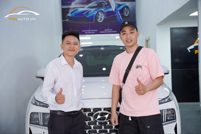 Anh chủ xe Hyundai Santafe tin tưởng và lựa chọn PPF SAP tại PROAUTO.VN