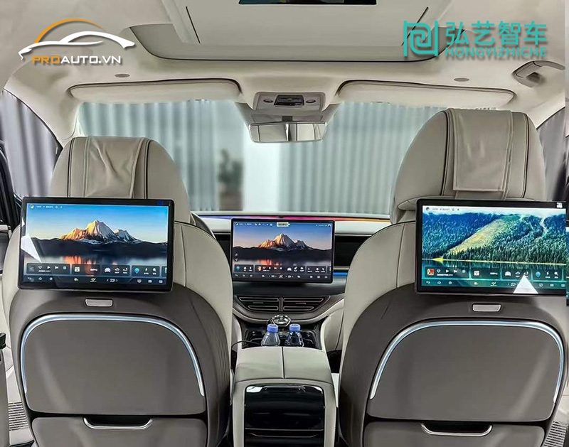 Bảng giá màn hình gối đầu ô tô mới nhất hiện nay