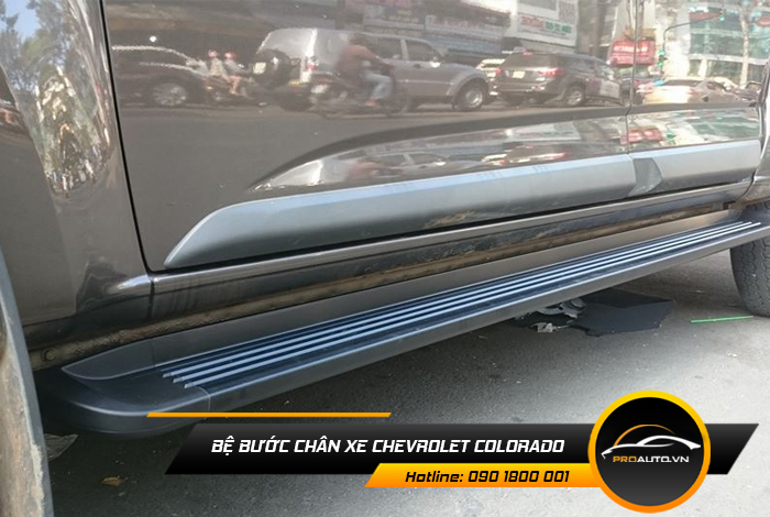 be buoc chan xe chevrolet colorado