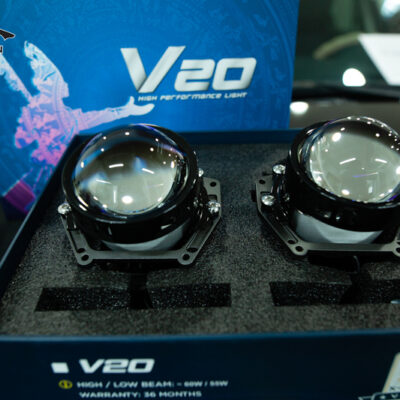 Độ Đèn Bi Laser GTR X Light V20L New