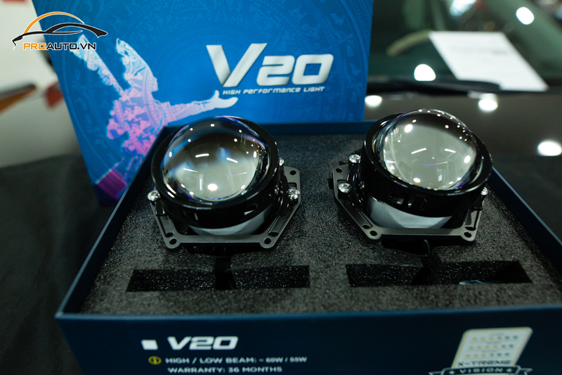 Độ Đèn Bi Laser GTR X Light V20L New