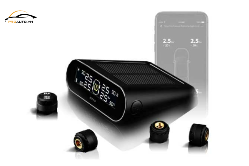 Bộ cảm biến áp suất lốp Xiaomi được cấu tạo đơn giản