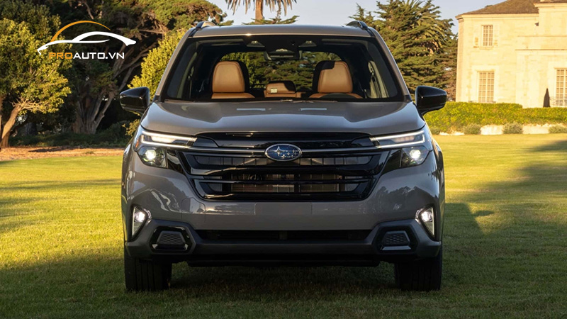 Bộ lưới tản nhiệt xe Subaru Forester 2024 đã được tinh chỉnh