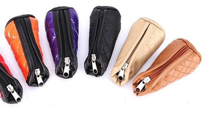 Bọc cần số ô tô da PU