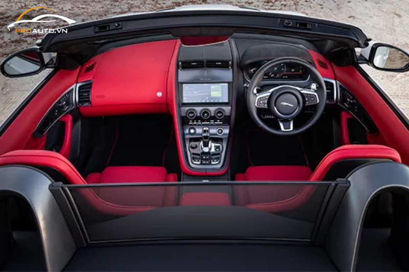 Bọc da cột A, B,C, D cho xe Jaguar F-Type