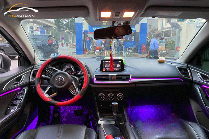 Bọc da cột A, B,C, D cho xe Mazda 3