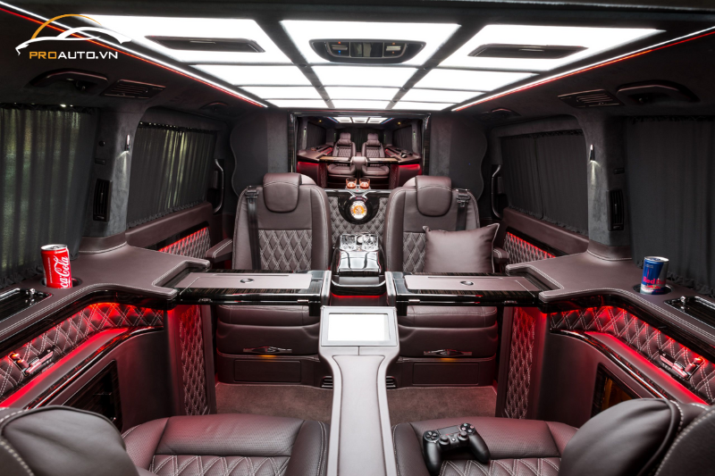 Bọc da cột A, B,C, D cho xe Mercedes V250