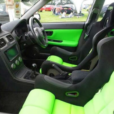 Bọc da đổi màu nội thất xe Subaru WRX