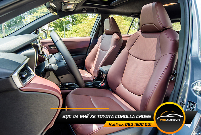 Cách bọc ghế da Corolla Cross