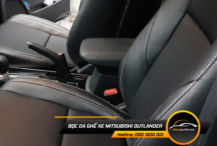 Kinh nghiệm bọc ghế da ô tô Mitsubishi Outlander